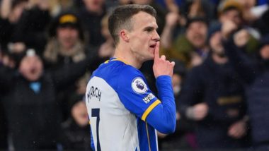 Brighton and Hove Albion 1-0 Crystal Palace, EPL 2022-23: Solly March Nets Winner As Seagulls Emerge Victorious (Watch Goal Video Highlights)