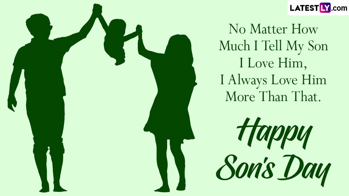 Happy Son's Day 2023 Wishes and HD Wallpapers: WhatsApp Messages ...