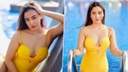 Srishty Rode Flaunts Her Curvaceous Bod in Yellow Monokini; Check Out the Actress' Super Hot Pics by the Pool!