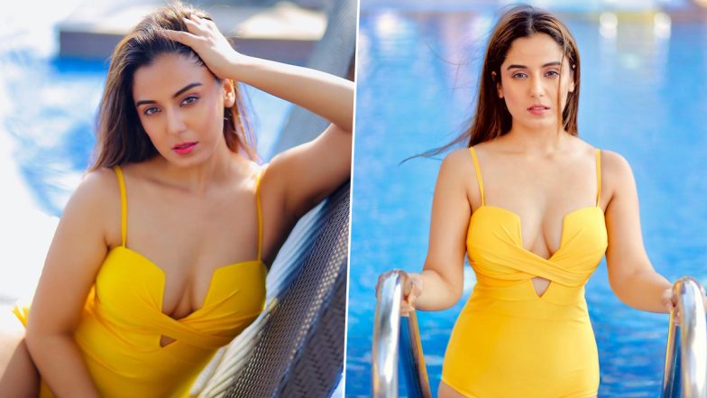 Srishty Rode Flaunts Her Curvaceous Bod in Yellow Monokini; Check Out the Actress' Super Hot Pics by the Pool!