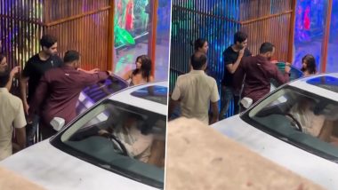 Suhana Khan Gets a Flying Kiss From Rumoured BF Agastya Nanda Post Tania Shroff's Birthday Bash, Video Goes Viral – WATCH