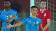 Sunil Chhetri Rises to Fifth Position In List of Most International Goals Scored Crossing Ferenc Puskas, Achieves Feat By Scoring 85th Goal in Tri-Nation International Tournament 2023 (Watch Video)