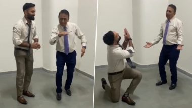 'Opener and Finisher' Dinesh Karthik and Sunil Gavaskar Dance to Viral Tamil Song 'Tum Tum' but With a Touch of Cricket (Watch Video)