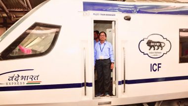 Surekha Yadav Becomes First Woman Loco Pilot of Vande Bharat Express Train, Railways Minister Ashwini Vaishnaw Shares Pictures