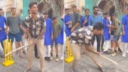 Suryakumar Yadav Playing Gully Cricket: Watch Indian Cricket Star Play Trademark 'Supla Shot' in Streets of Mumbai, Shares Video on Instagram Story
