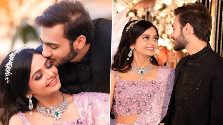 Swini Khara and Urvish Desai Engaged: Cheeni Kum Actress Shares Unseen Pics From the Grand Engagement Ceremony