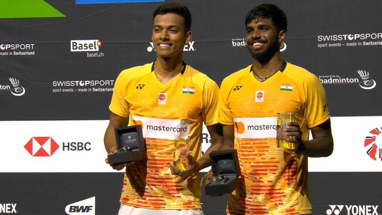 Satwiksairaj Rankireddy and Chirag Shetty Win Swiss Open 2023 Title, Beat Chinese Duo Ren Xiang and Tan Qiang in the Men's Doubles Final