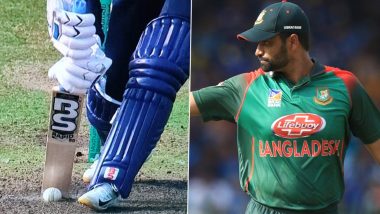 'Bat Before Wicket' Bangladesh Captain Tamim Iqbal Takes Bizarre Review During 2nd ODI Match Against England at Mirpur (Watch Video)