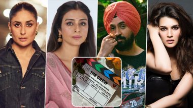 The Crew: Shooting of Kareena Kapoor Khan, Tabu, Diljit Dosanjh, Kriti Sanon’s Film Begins; Producer Rhea Kapoor Shares the News on Instagram