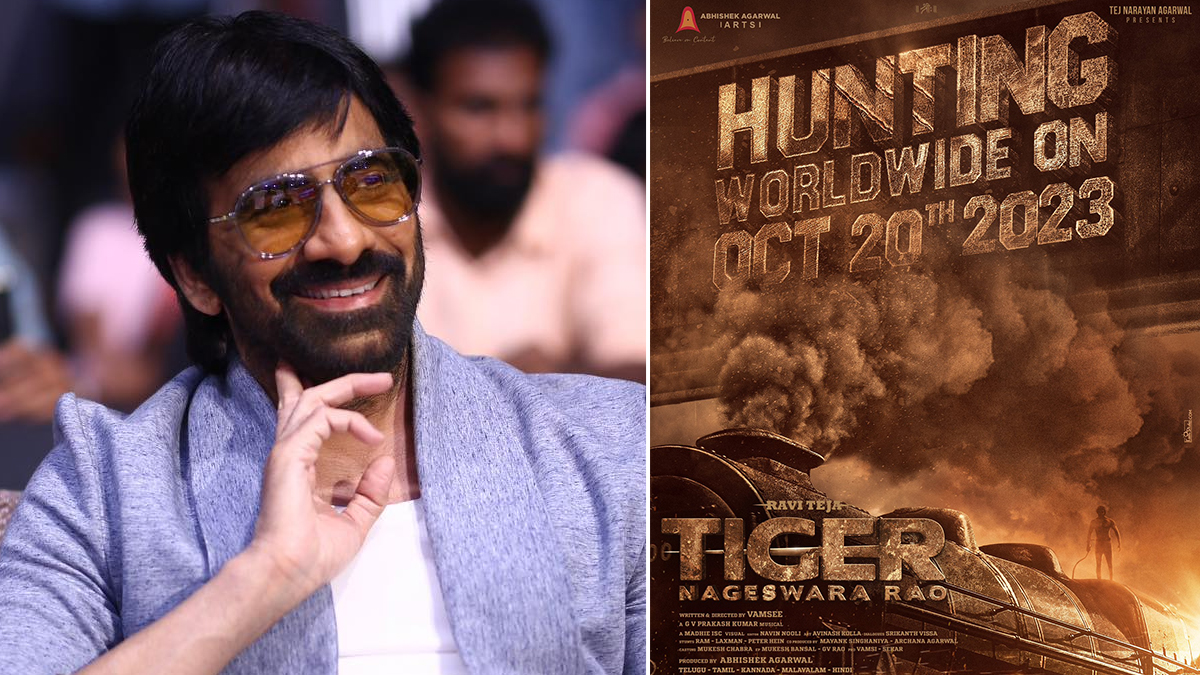Ravi Teja's Tiger Nageswara Rao is going to release on October 20th
