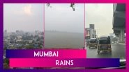 Mumbai Rains: Heavy Rainfall & Thunderstorms Lash Parts Of City; Mumbaikars Share Pictures & Videos