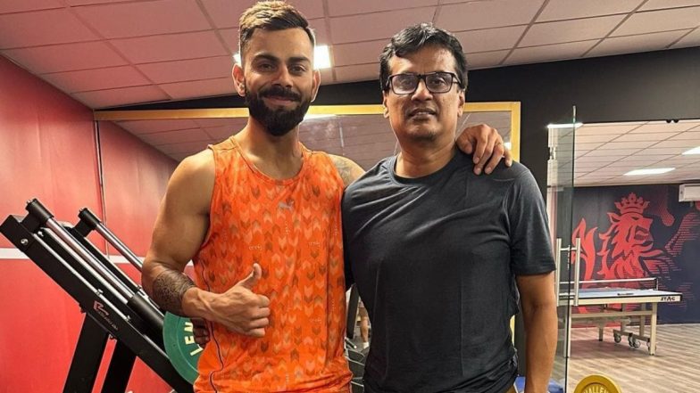 'Main Man' Virat Kohli Shares Picture With RCB's Strength and Conditioning Coach Basu Shanker at Gym Session Ahead of IPL 2023