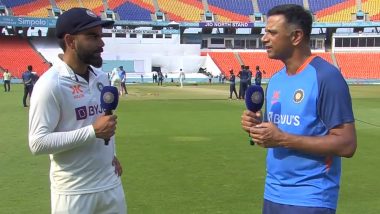 Virat Kohli Interview With Rahul Dravid! Watch the Special Conversation Between Two Greats of Cricket After India Clinches the Border Gavaskar Trophy 2023
