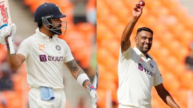 Latest ICC Test Rankings: Virat Kohli Jumps Seven Places to 13th Position Among Batters, Ravi Ashwin Becomes No 1 Ranked Bowler