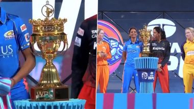 WPL Trophy Unveiled In Presence of All Franchise Captains Ahead of the Opening Match of the Inaugural Season (Watch Video)