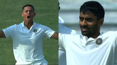 Yashasvi Jaiswal's Double Hundred, Abhimanyu Easwaran's 154 Take Rest of India to 381/3 Against Madhya Pradesh on Day 1 of Irani Cup 2022–23