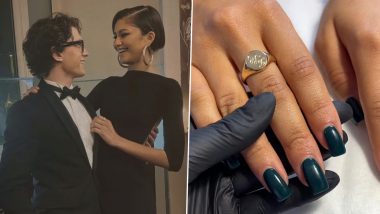 Zendaya Spotted Wearing a Ring With Beau Tom Holland’s Initials; Fans Go Gaga Over Actress’ ‘TH’ Ring (View Pics)