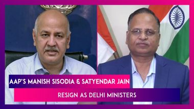 Manish Sisodia & Satyendar Jain Resign As Delhi Ministers; CM Arvind Kejriwal Accepts Resignation Of Its Arrested AAP Leaders