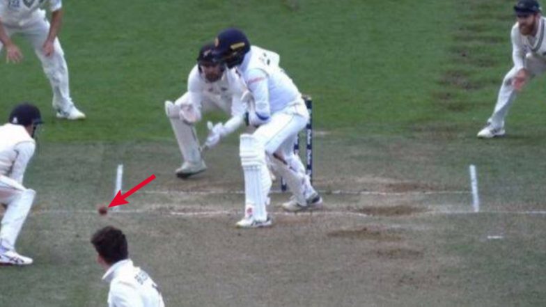 Wild Wind! High Winds 'Blow Away Ball' During New Zealand vs Sri Lanka 2nd Test 2023 in Wellington (Watch Video)