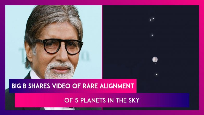 Amitabh Bachchan Shares Video Of Rare Alignment Of Five Planets In ...