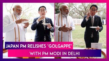 Japan PM Fumio Kishida Relishes ‘Golgappe’, ‘Lassi’ & ‘Aam Panna’ With PM Narendra Modi In Delhi