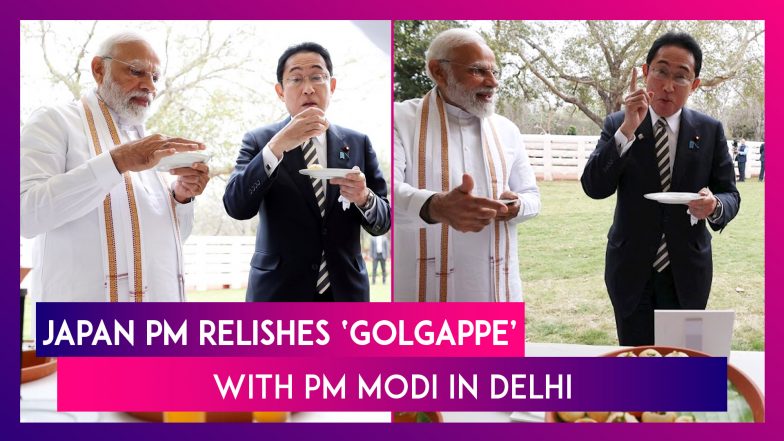 Japan PM Fumio Kishida Relishes ‘Golgappe’, ‘Lassi’ & ‘Aam Panna’ With ...