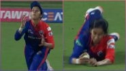 Jemimah Rodrigues Catch Video: Delhi Capitals' Fielder Pulls Off Stunner to Dismiss Mumbai Indians&rsquo; Hayley Matthews During WPL 2023 Match