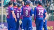 Nepal&nbsp;vs United Arab Emirates Live Streaming Online: Get Free Telecast Details of NEP&nbsp;vs UAE ODI Match in ICC Men&rsquo;s Cricket World Cup League 2 on TV