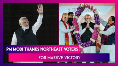 PM Narendra Modi Thanks Voters Of Tripura, Meghalaya & Nagaland After Big Win, Says ‘BJP Has Given Northeast New Direction & Confidence’