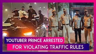 YouTuber Prince Arrested For Violating Traffic Rules In Delhi; Celebrates Birthday With Friends On Roof Of Moving Cars
