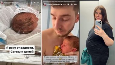Woman Has Second Child With Stepson! Russian Blogger Marina Balmasheva Shares Photos of Her Pregnancy, Newborn and More