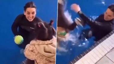 Trainer Pushes Fully Clothed Child Into Pool, Viral Video Divides Netizens on Survival Swim Lessons