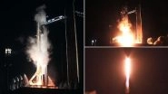 SpaceX Launches US, Russia, UAE Astronauts to International Space Station for NASA (Watch Video)