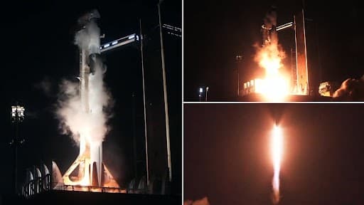SpaceX Launches Four Astronauts to International Space Station for NASA