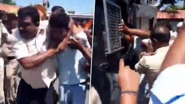 Karnataka: Rowdy-Sheeter Raised ‘Quran Zindabad’ for Mischief During Procession by Hindu Activists, Say Police; Deny Lathi Charge