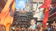 Ram Navami 2023: Mahatma Gandhi&rsquo;s Assassin Nathuram Godse&rsquo;s Picture Displayed During Shobha Yatra in Hyderabad (Watch Video)