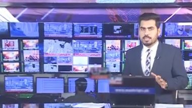 Pakistan News Anchor Keeps His Calm, Continues to Read News as Camera Trembles Due to Jolts of Earthquake