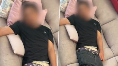 Australia: Family Discovers Young Man Sleeping on Their Couch Probably After a 'Fun' Night; Video of Stranger Taking a Nap Goes Viral