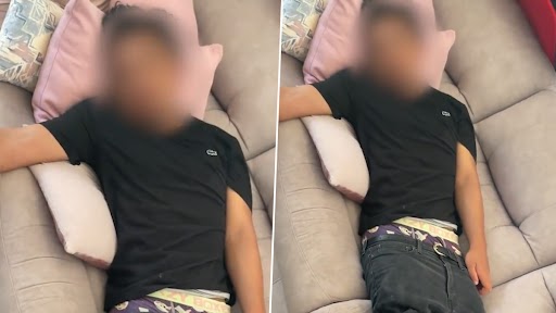 Australia: Family Discovers Young Man Sleeping on Their Couch Probably After a 'Fun' Night; Video of Stranger Taking a Nap Goes Viral