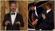 Oscars 2023: Host Jimmy Kimmel Takes a Jab at Chris Rock-Will Smith's Infamous Slap During His Opening Monologue at the 95th Academy Awards