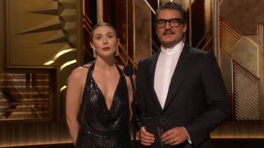 Oscars 2023: Pedro Pascal and Elizabeth Olsen Make One Good-Looking Pairing Presenting at the 95th Academy Awards (View Pic)