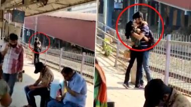 Mumbai: Couple Seen Kissing Passionately at Dombivli Railway Station, Old Video of PDA Goes Viral Again