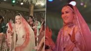 Pakistani Bride Grooves to ‘Jalebi Baby’ With Bridesmaids, Leaving Groom Completely Smitten; Old Video Surfaces Online