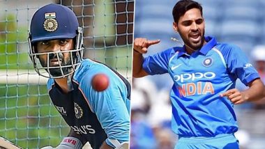 BCCI Announces List of Men's Central Contract For Team India Cricketers, Ajinkya Rahane and Bhuvaneswar Kumar Fail to Find Place