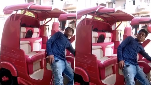 Auto Rickshaw With Rolls Royce Convertible Feature! Kerala Man Shows Off Innovative Three-Wheeler, Video Goes Viral