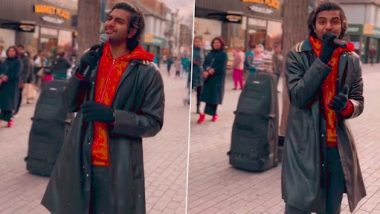 Indian Musician Wins Heart by Singing ‘Kya Hua Tera Waada’ on UK Streets