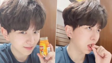 Korean Man Tries ‘Dabur Hajmola Challenge,’ His Funny Reaction to Popular Indian Digestive in Viral Video Amuses Internet