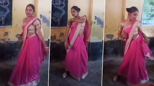 Saree-Clad Woman Dancing on Haryanvi Song 'Birthday' Enthusiastically In This Viral Video Wins Heart Online