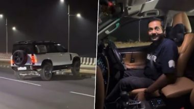 YouTubers Drive Car on Expressway Divider for Video, Mumbai Police React After Clip Surfaces Online