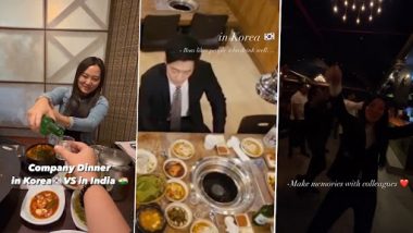 Korean Blogger Shows Difference in Company Dinners in Her Native Country Vs India, Gripping Video Goes Viral